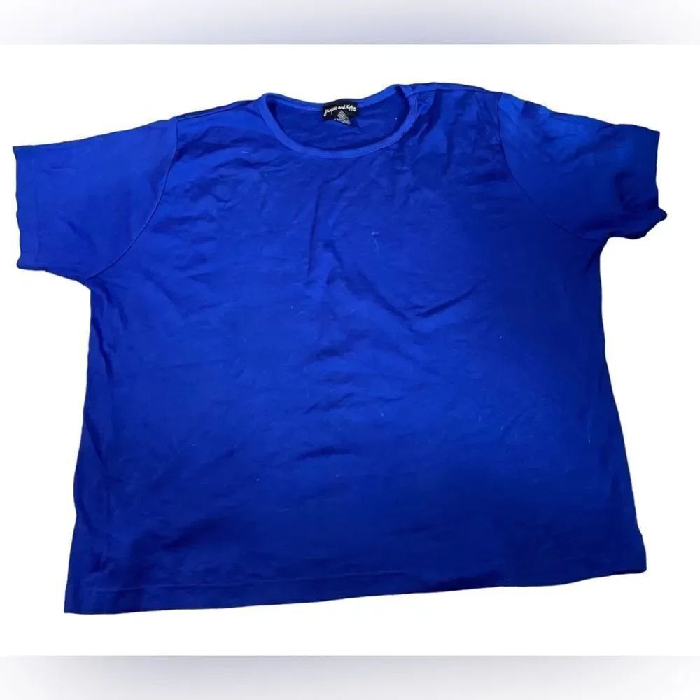 Womens Plus Size Blue Tshirt